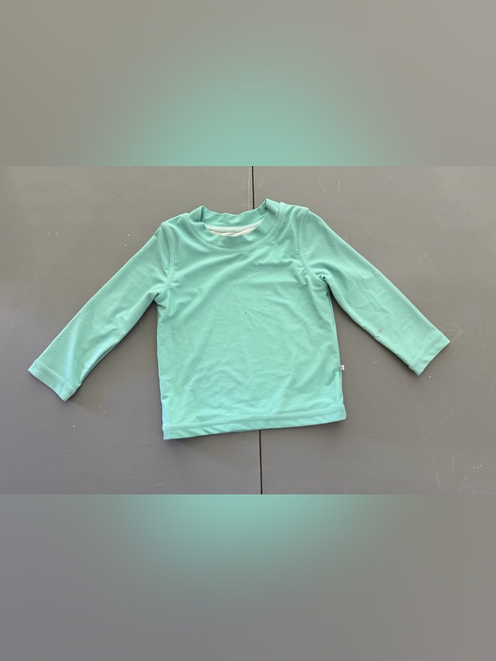 Caden Lane Baby Swim Rash Guard Top Green 6-12 Months Summer Swim Beach
